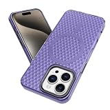 paisiruyi iPhone 16 Pro ケース Magsafe対応 【立体デザイン】 耐衝撃 スマホケース アイフォン 16 Pro 米軍MIL規格 ワイヤレス充電対応 落下防止 ストラップホール付き 傷防止 滑り止め 軽量 おしゃれ （パープル）