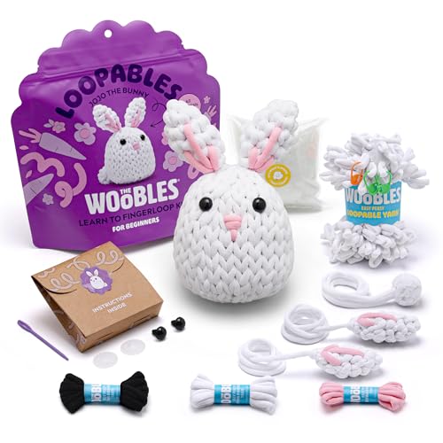 Image of The Woobles Loopables Crochet Kit for Beginners+ (JoJo the Bunny)