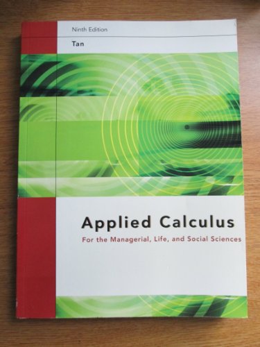 APPLIED CALCULUS >CUSTOM< 1133227821 Book Cover
