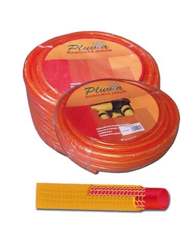 Pluvia manguera roja trenzada tri.lar.25x50 rollo (1) 25x29