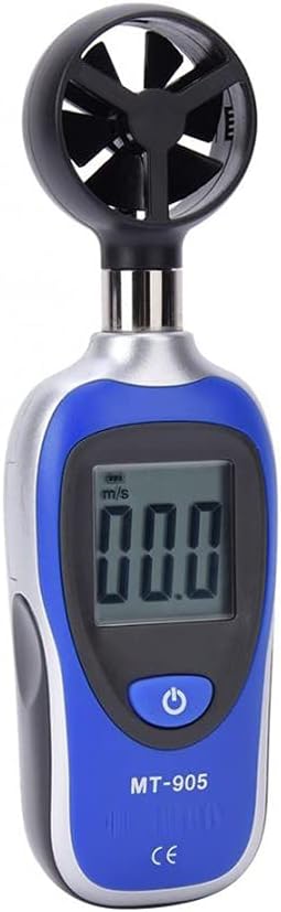 ZLXDP Portable Anemometer Mini Portable LCD Display Digital Handheld Anemometer Wind Speed Meter Tester : Patio, Lawn & Garden