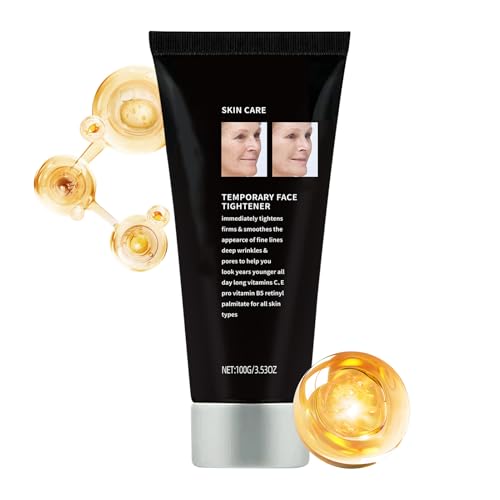 Crema Tensora Facial - Crema Hidratante Tensora Instantánea | Loción Facial de Levantamiento Instantáneo para Todo Tipo de Piel Hombres Mujeres Cuello