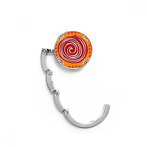Colgador de bolso plegable México Totems rojo: el regalo práctico ideal para la oficina