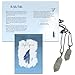 Smiling Wisdom - I'm Sorry Apologies Greeting Card and Two Symbolic Real Feathers in a Linen Box Gift Set - Beautiful Teaching Tool for Families - Blue Feather