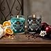 Bath & Body Works Single Wick Candle 2-Pack – Midnight Addiction & Mediterranean Mirage – 2025 Limited Edition Scented Candles with Essential Oils – Long Lasting Home Fragrance Bundle (8 oz Each)