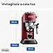De'Longhi Dedica EC685.R Macchina da Caffè Espresso Manuale e Cappuccino, Caffè in...