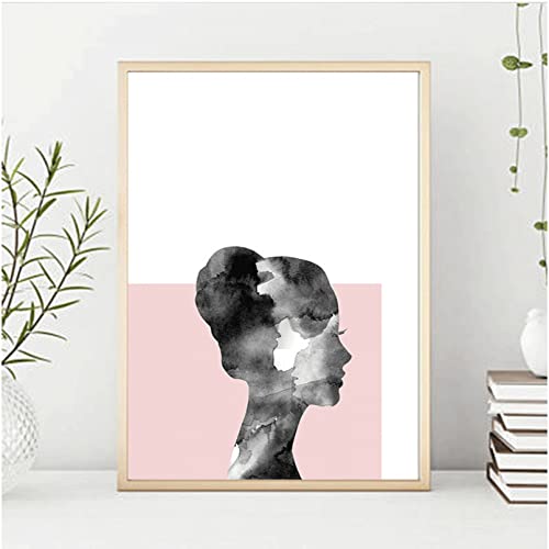 Toile peinture abstraite moderne sans cadre aux couleurs intenses pour maison