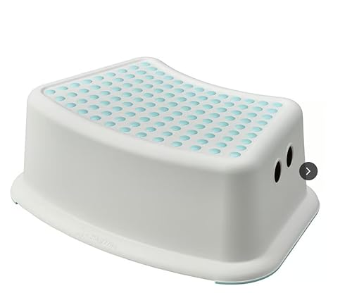 Ikea Försiktig Sgabellino, Plastica, Bianco, 36.4 x 25.6 x 12.8 cm