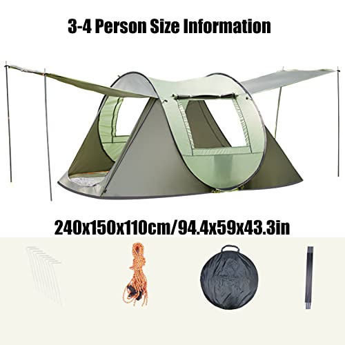 Carpa plegable instantánea para camping 5 personas miniatura 7