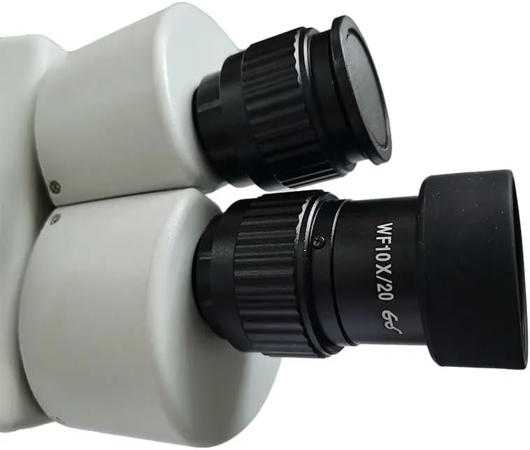 Miniatura 5 de Kit de accesorios para microscopio negro estéreo ocular ocular de goma para diapositivas de microscopio trinocular binocular microscopio