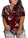 Womens Plus Size Side Split Blouse High Low Short Sleeve Tops Tunics 2XL G 18W