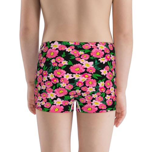 Boys' Cotton Boxer Brief Soft Underwear-Blooming Meadow3