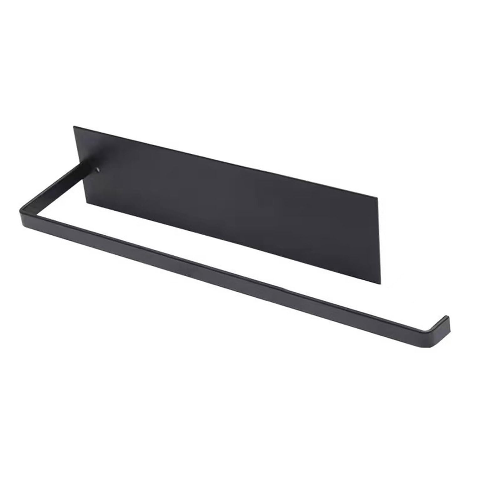 Glifora Paper Roll Holder and Towel Rack - Strong Load Bearing, Rust-Proof, Simple Installation, No Punching Storage Rack Hanging Shelf