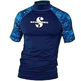Scubapro Aegean Rash Guard Kurzarm Herren Slim Fit UV-Shirt Collection 2017 (L)