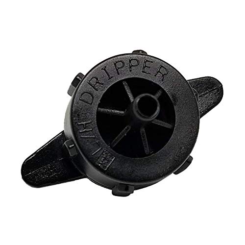 RIEGOPRO Gotero Autocompensante | Caudal 4 l/h | Desmontables para Limpieza | Bolsa de 100 Unidades