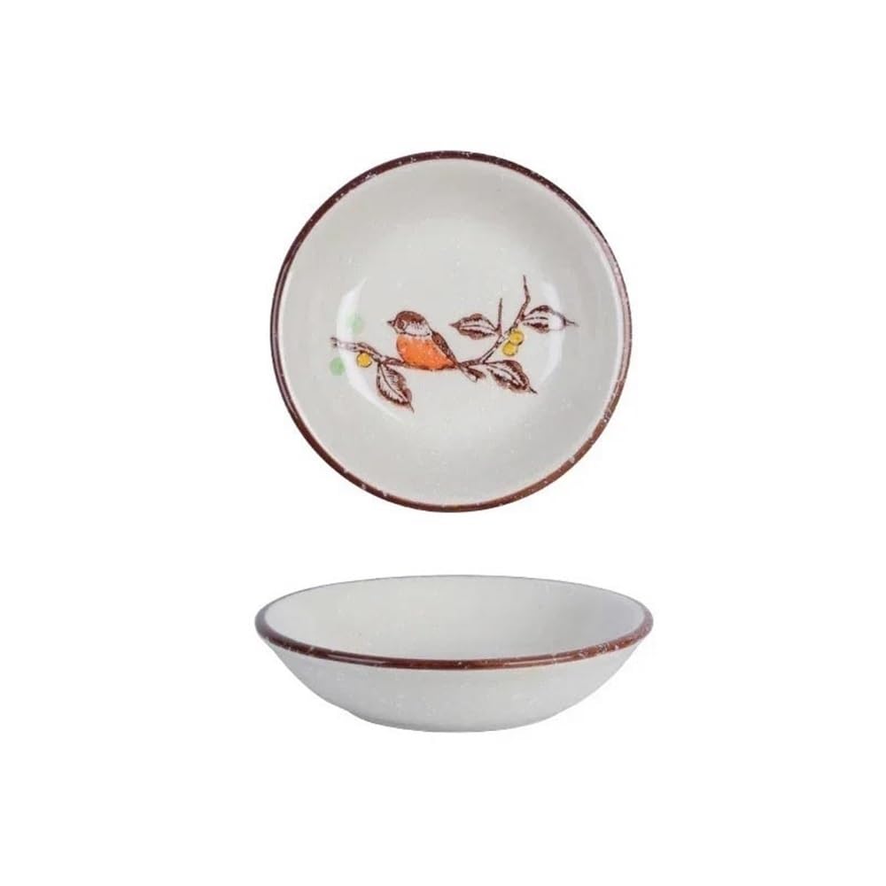 Snack Dish Soy Sauce Dipping Bowls, Ceramic Bowl, Small Dip Dish Tiny Side