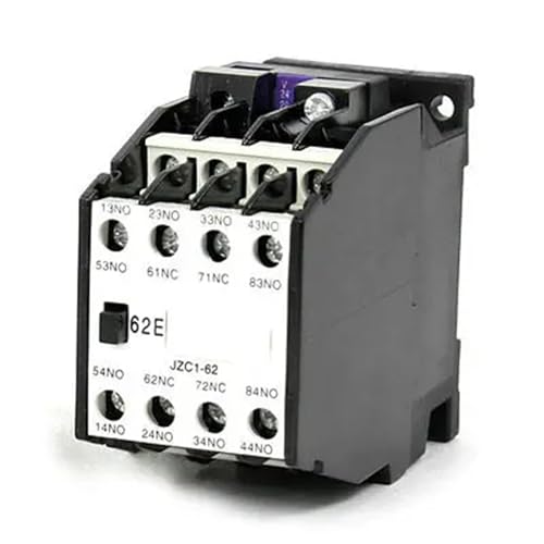 Contacteur AC JZC1-62 24V à 8 pôles pour isolation et contrôle de circuit