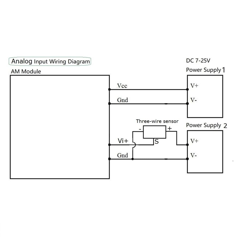 8AI 8VI 4-20MA/0-10V a RS485 Corriente/Voltaje ADC Colector Lectura Módulo de Captura MODBUS RTU PLC Placa DC 12V-24V 8 Canales (AMVIF08 0-10V Instrumentación tensión)
