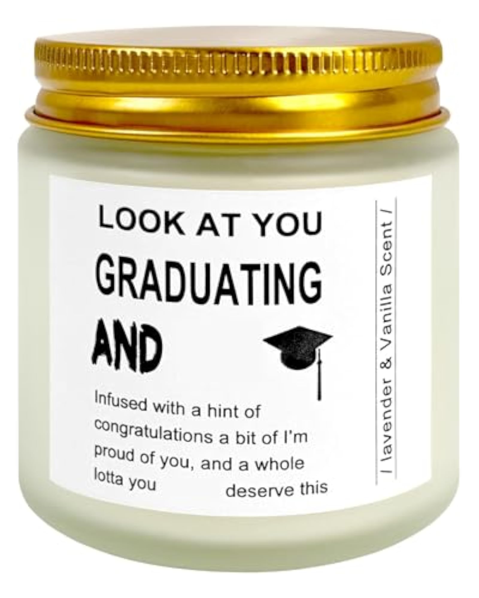 Funny Grad Candle Graduation Gift for Her 2025