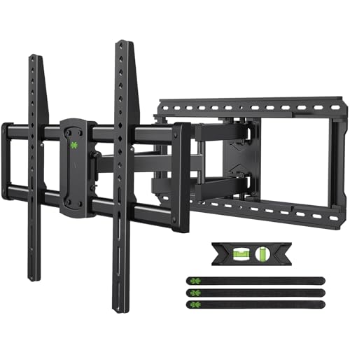 USX MOUNT Full Motion TV Wall Mount for Large TVs 42-97 Inch up to 150 lbs, Wall Mount TV Bracket with Swivel and Tilt, Fits 16