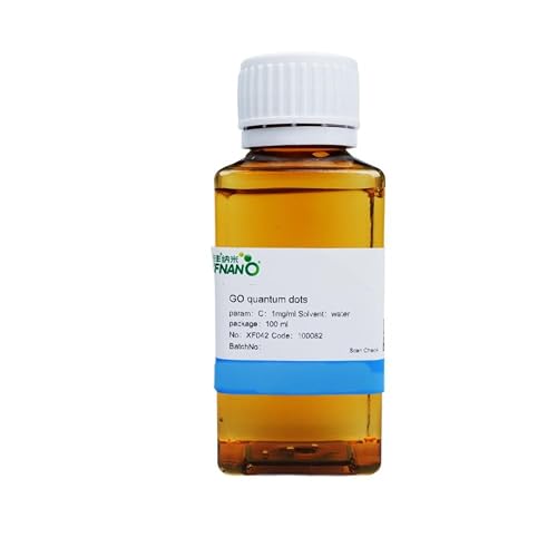 Research Grade GO Quantum dots Solution with Blue Fluorescence 100 milliliters-Same Day Priority Shipping