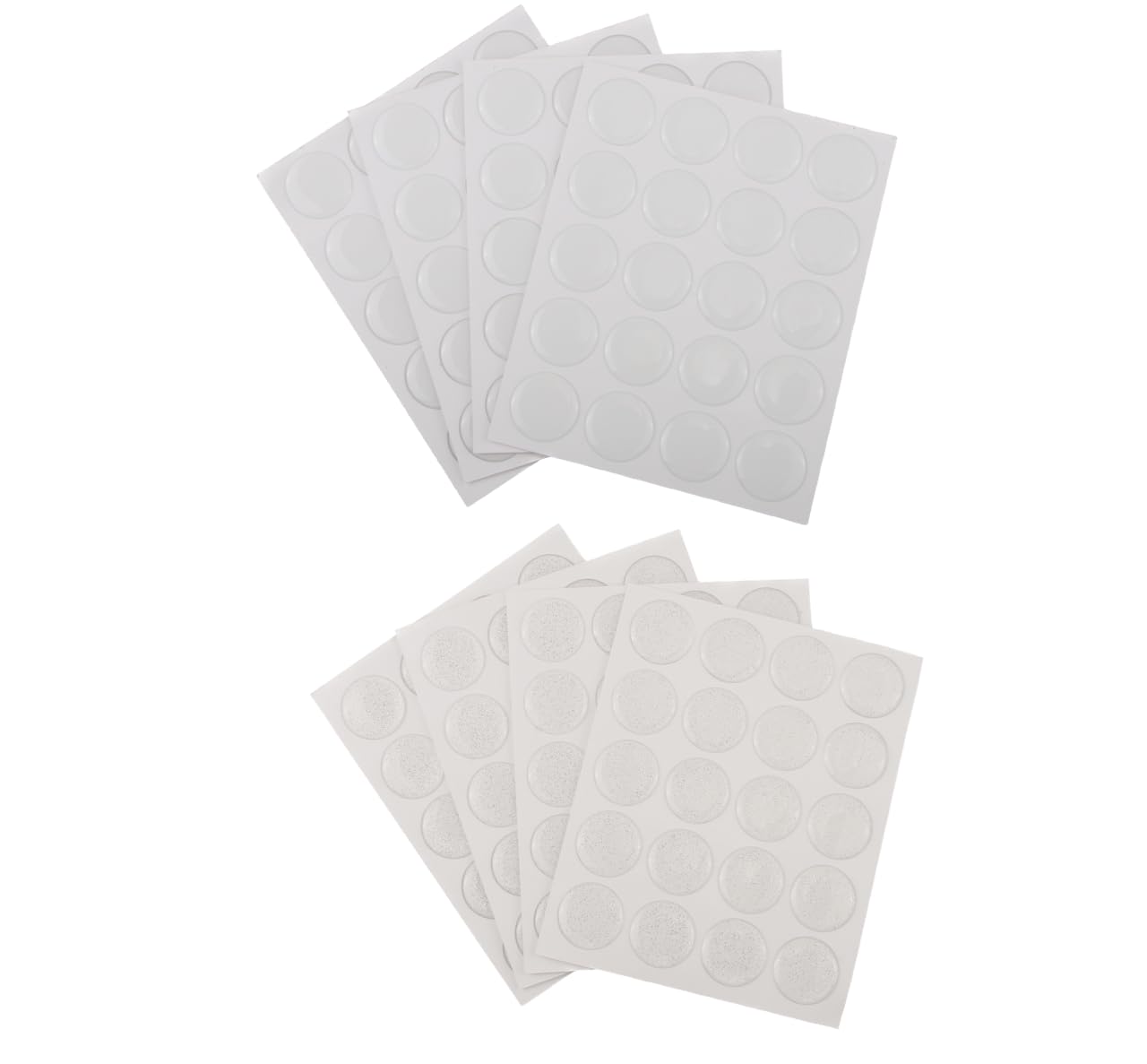 Pegatinas epoxi de 1 pulgada transparentes antirrayaduras para proteger fotos en colgantes