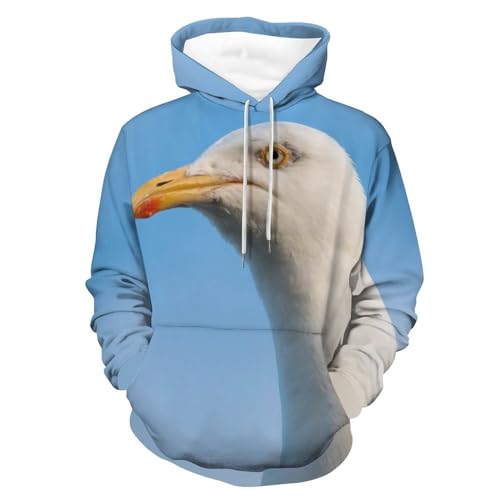 Sweats à capuche manche longue pull femme homme oiseau UMENG