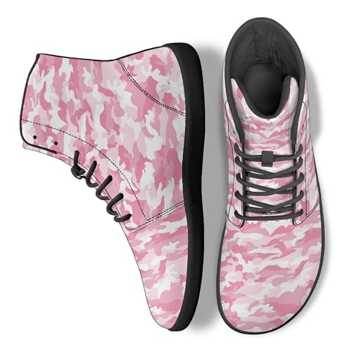 Image of Fashion Print Womens Mens High Top Barefoot Sneakers Flat Shoes