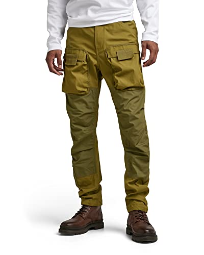 G-STAR RAW Herren 3D Regular Tapered Cargohose, Grün (Smoke Olive...