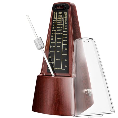 Metrónomo mecánico, Metrónomo universal, Metrónomo transparente para piano, guitarra, guzheng, violín, batería, pifa