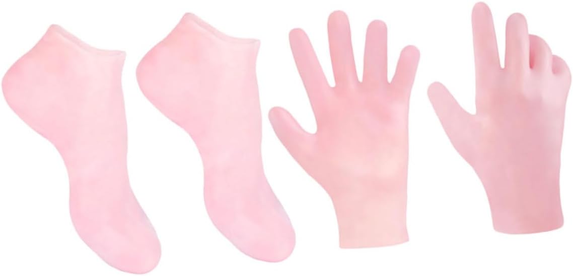 Ipetboom 1set Moisturizing Foot Cover Hand Gloves Exfoliating Socks for Removal for Dry Relief for Feet Hand Care Socks Gloves