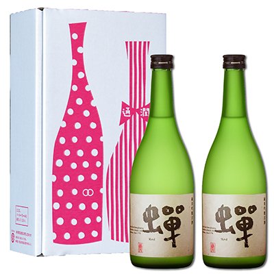 Amazon.co.jp: 純米吟醸酒 蝉 （720ml×2本） 一年寝かせた柔らかな