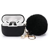 Protective Case Cover for Airpods Pro Charging Case with Ear Tips 1 Pair Kit, Air Pods Silicone Case