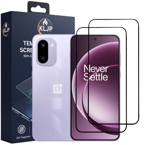 Image of Military-Grade Gorilla Tempered Glass For OnePlus 15R With Installation Kit | Edge to Edge Coverage | Black (Pack Of 2)