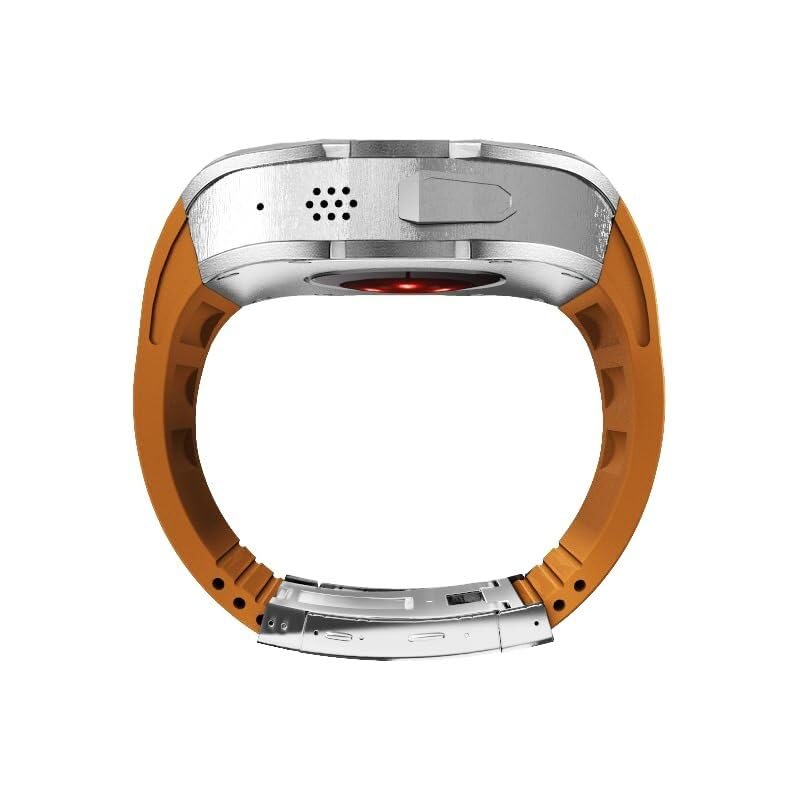 Étui en métal bracelet mode ensemble style RM pour iWatch Ultra homme - 4
