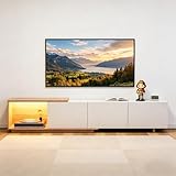 【Stile Nordico Moderno, Design Estensibile】 Questo mobile TV bianco unisce lo stile nordico e la funzionalità. La sua lunghezza è regolabile da 163 cm a 240 cm, adattandosi così facilmente a diversi spazi. La sua finitura bianca e legno gli permette di adattarsi perfettamente a qualsiasi salotto moderno, portando un tocco di semplicità ed eleganza, combinando estetica e praticità