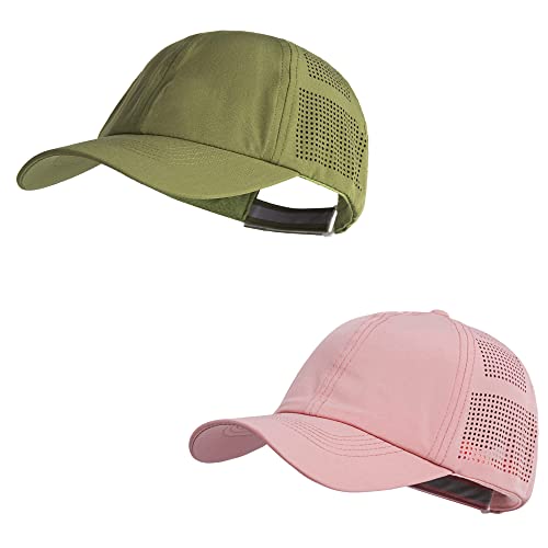 Image of HH HOFNEN Women Quick Drying Baseball Cap Sun Hat Unstructured Golf Hat