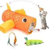 LZDMY Tunnel pour Chat Jeu, Jouet Ensemble pour Chat Interactif, Jeux pour Chaton et Lapin...