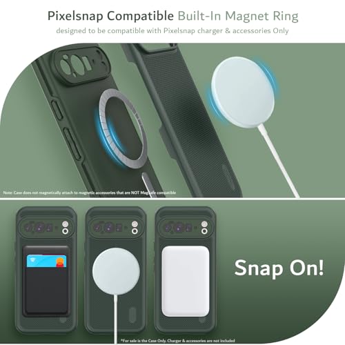Image of TUDIA MergeGrip Magsafe Compatible for Pixel 10 Pro XL Case - Pine Green