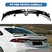 Trunk Rear Spoiler Compatible with Toyota Corolla 2019-2024 4-Door Sedan,PRO Style ABS Material Trunk Spoiler Wing,Glossy Black