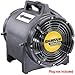 Euramco Safety EF7002 8" Intrinsically Safe Blower 1/3 HP 980 CFM