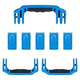 Pelican 1615 Replacement Handle & Latch Set by ColorCase - Blue Handles & Push Button Latches