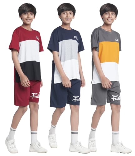 Ensemble t-shirt et short en coton garçon pour habiller votre enfant sans stress