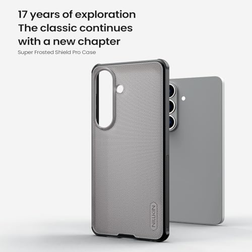 Image of Nilkin Slim Matte Series case for Samsung Galaxy S26 (S 26), Shockproof and Scratch-Resistant, Lightweight Case (Transparent Black, S26)