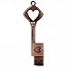 Aneew 16GB 2.0 Pendrive Vintage Metal Copper Heart Key Model USB Flash Drive Memory Stick U Disk Thumb Gift