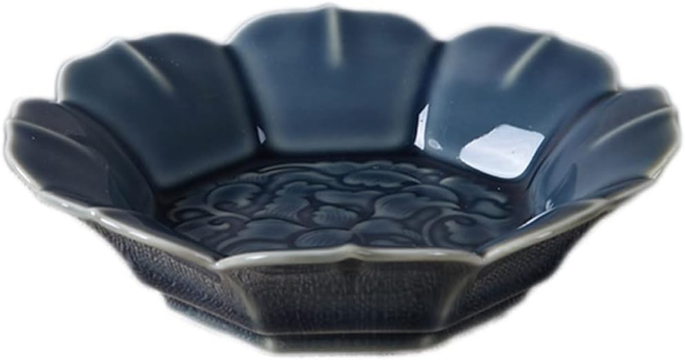 Fruit Basket Ceramic Footed Round Pedestal Bowl Decorative