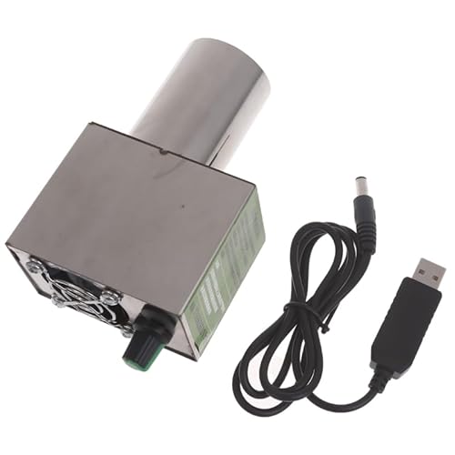 Soplador de aire USB para barbacoa al aire libre, velocidad ajustable, parrilla eléctrica, estufa de leña, soplador turbo de camping, tubo de recogida de aire, ventilador de barbacoa de cocina al aire