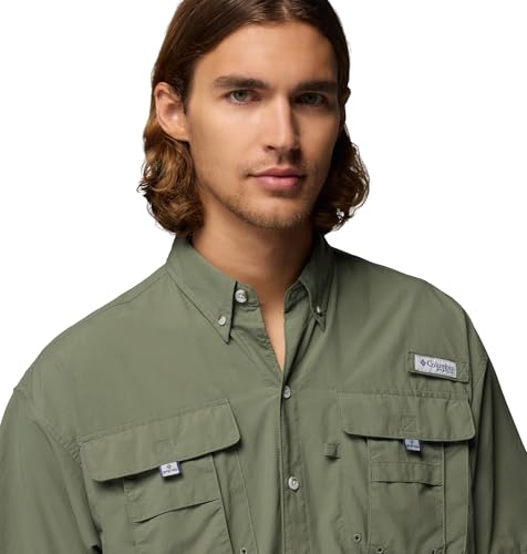 Image of Columbia Men Omni-Shade Bahama II Hiking and Trekking Short Sleeve Shirt