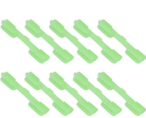 East buy Clip de bâton léger, 40 PCS Clip de bâton léger sur Le Support Fit Rod Tip Night Fishing Fluorescent Glow Sticks(M) Cover