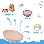 [8 Pack] Cat Dishes Whisker Friendly, Shallow Wide Pet Food and Water Bowl, Durable Wheat Straw Cat Bowls for Indoor Outdoor Cats - Image 3